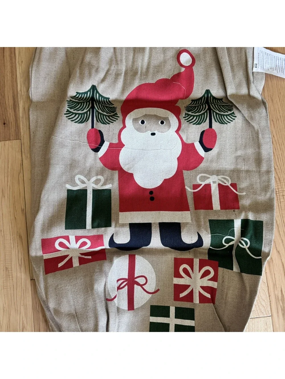 X-Large Santa Gift Sack Burlap Jute IKEA VINTERFINT 36x22 Holiday Christmas Bag